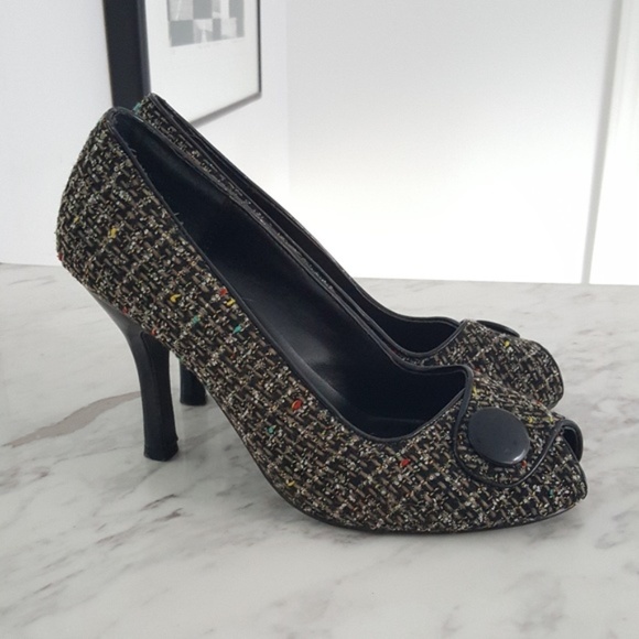 Chinese Laundry | Tweed Heels - Picture 1 of 7